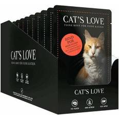 Haustiere Cat's Love Katzenfutter Multipack 12x85g