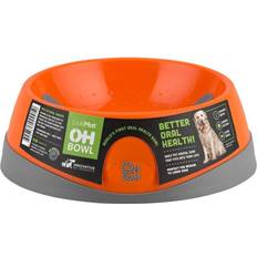 LickiMat Oh Bowl Orange Dog Feeder