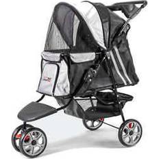 InnoPet Husdjursbuggy All Terrain ips-01 Hundbärväska Grå/Svart/Silver