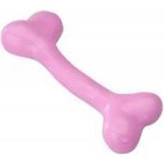 Toy Rubber Bone Pink/Strawberry L 20.25cm