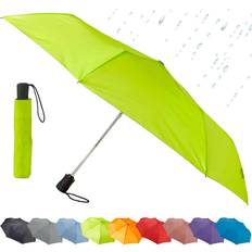 Umbrellas Lewis N. Clark Automatic Travel Umbrella Green