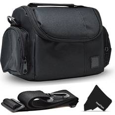 Camera Bags & Cases Well padded fitted compact medium dslr camera case bag w/ zippered pockets an