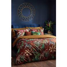 Wylder Nature Aranya Exotic Animal Duvet Cover Orange, Gold, Multicolour