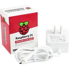 Raspberry Pi Batteries & Chargers Raspberry Pi 15W WT US Netzteil, 5,1 V, 3,0 A, USB TypeC, USStecker, w