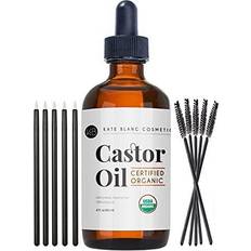 Kate Blanc Cosmetics Castor Oil 4oz USDA Certified Organic 100% Pure Cold Pressed Hexane Free