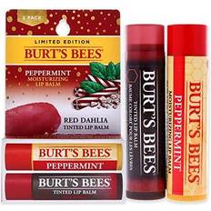 Lip balm kit Burt's Bees natural peppermint & red dahlia tinted lip balm limited edition