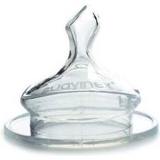 Baby Bottle Accessories Suavinex 2M Silicone Teat Size S2 M Pack of 2