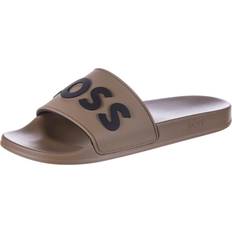 HUGO BOSS Badesandaler HUGO BOSS Badeschuhe Pantoletten camel