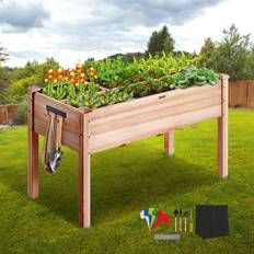 Pots & Planters VEVOR 48x24x30in Raised Garden Bed with