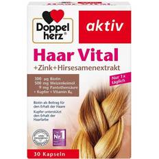 Doppelherz Haar Vital+Zink+Hirseextrakt Kapseln 30 St.