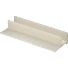 Prime-Line M 6221 5/8 in Channels Plastic Construction Sliding Shower Door Bottom Guide Single Pack White