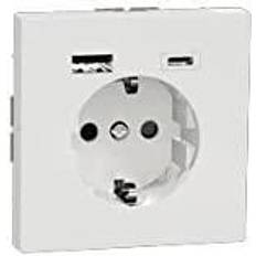 2 USB-uttag Vägguttag Merten Schneider Electric MEG2367-6035