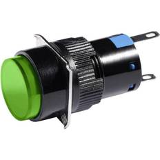 58500113 LED-signallampe Grøn 12 V. [Levering: 4-5 dage]