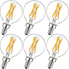 Edison led bulb dimmable Dimmable g16.5 led bulb e12 g16 1/2 led candelabra bulb 40w led edison bulb 2