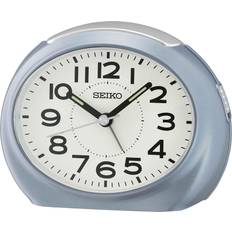 Alarm Clocks Seiko Tokai Bedroom Alarm Clock, Metallic Light Blue