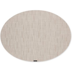 Beige Place Mats Chilewich Easy Care Bamboo Oval Place Mat Beige