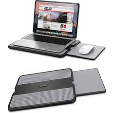 Laptop Stands AboveTEK Portable Laptop Lap Desk with Retractable Left Right Mouse Pad Tray