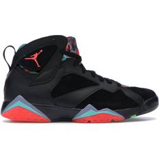 Nike Air Jordan 7 Shoes NIKE Air Jordan 7 Retro 30th Barcelona Nights M - Black/Blue Graphite/Retro/Infrared 23