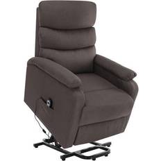 Massage & Relaxation Products vidaXL Power Lift Massage Recliner Chair for Elderly Home Theater Taupe Fabric