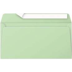 Clairefontaine 50078C Lote de 20 sobres Pollen, 140 x 140 mm, color verde 110 x 220 mm