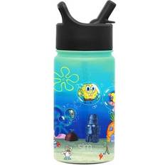 Kids straw bottle Simple Modern spongebob squarepants kids water bottle with straw insulated st