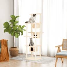 vidaXL Cat Tree with Sisal Scratching Posts 169 cm