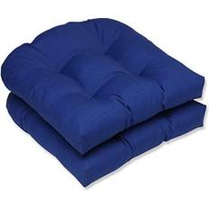 Textiles Pillow Perfect outdoor/indoor veranda 2 Chair Cushions Blue