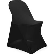 Loose Chair Covers Lann's Linens Lann's Linens Spandex Loose Chair Cover White, Black