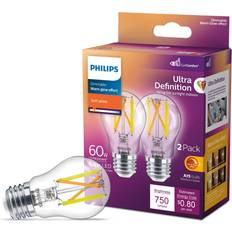 Light Bulbs Philips ultra definition warm glow 60w equivalent soft white a15 medium led