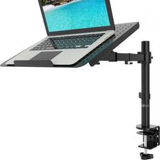 Laptop mount Wali laptop tray desk mount for 1 laptop notebook up to 17 inch, fully adjustabl