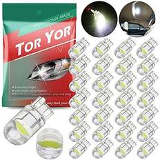 194 led bulb White 194 led light bulb 6000k pack of 30 168 2825 w5w t10 wedge cob led replac