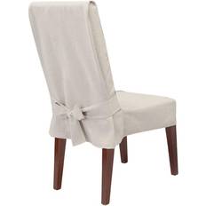 Sure Fit Farmhouse Basketweave Loose Chair Cover Beige