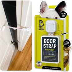 Pet gate with cat door Db Door Buddy Door Latch. Keep Dog Out of Litter Box without Gate