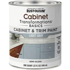 Paint Rust-Oleum 372009 Transformations Basics & Trim Paint Wood Paint Cadet Gray