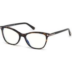 Glasses & Reading Glasses Tom Ford ft5636-b 052 dark havana clear lens plastic mm