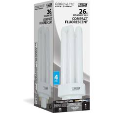 Fluorescent Lamps Feit Electric Compact Fluorescent 4 Pin Light Bulb PLT26E-41