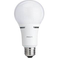 3 way light bulb Philips led 3-way light bulb a21 soft white 40/60/100w medium base 2pack