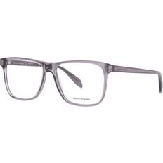 Alexander McQueen Iconic AM0247O 001 Gray/Grey Men Square 5615-150