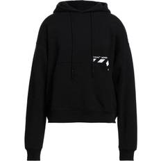 Off-White Jumpers Off-White Pocket Skate Logo Black Hoodie