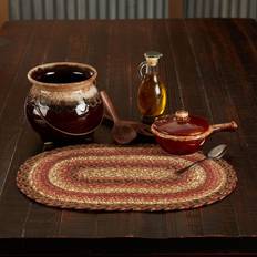 Ginger Spice Table Placemat 12x18 Inches Orange Red Natural