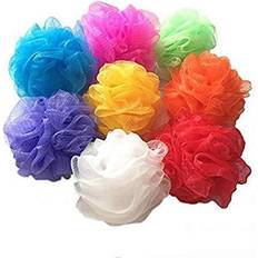 Bath Sponges Mesh Loofah Sponges 8-Pack Small Loofahs for Colorful Sponges Exfoliating Mesh Resuable Shower