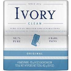 Bath & Shower Products Ivory original 4-count: bath bars 99.44% pure clean & simple formula