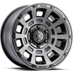 ICON ICON Alloys Thrust Wheel, 17x8.5 with 6 on 135 Bolt Pattern Smoked Satin