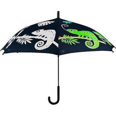 Esschert Design Parapluie pour enfant imprimés caméléon Noir D 87 x H 69,1 cm