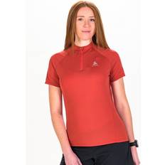 Femme - Rouge Hauts de Couche de Base Odlo T-shirt Essentials Pour Femme - Rouge