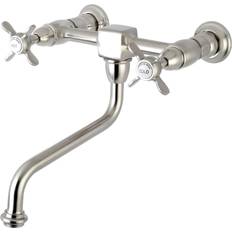 Kingston Brass KS1218BEX Wall Mount Bathroom Faucet Grey
