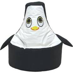 White Beanbags Little Penguin Kids Bean Bag Chair