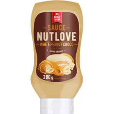 Salsas Allnutrition Salsa Nutlove Blanco de Maní y Chocolate - 280 ml