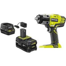 Ryobi Set Ryobi R18IW3-0 Akku Schlagschrauber Akku 18V One+ 1/2 Quadro 400nm Kit