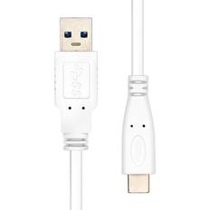 ProXtend USB-C to USB A 3.0 cable 0.5M white-Cable-Digital